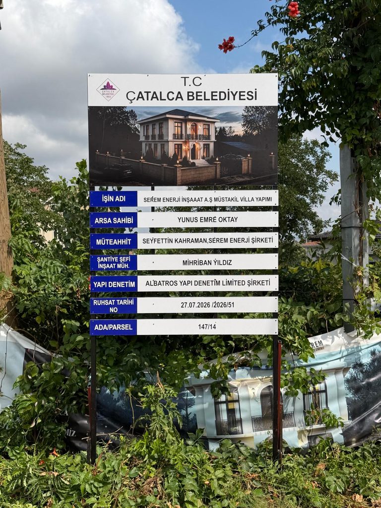ÇATALCA VİLLA YAPIM PROJESİ
